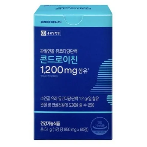 관절건강 콘드로이친 뮤코다당 단백 1200 12박스